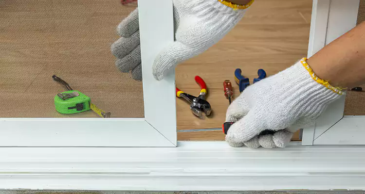 Sliding Glass Door Off Rails Repair in Sarasota, FL